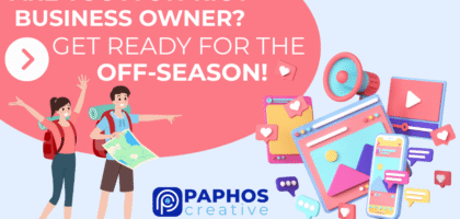 Are you a Cypriot business owner? Why you need to prepare for the off-season with social media marketing Running a business in Cyprus means relying heavily on tourism – but what happens when the high season ends? During the off-season, foot traffic decreases, tourists leave, and many businesses struggle to maintain visibility. This is why building a strong and consistent online presence is essential if you want to keep your brand alive and profitable all year round.
